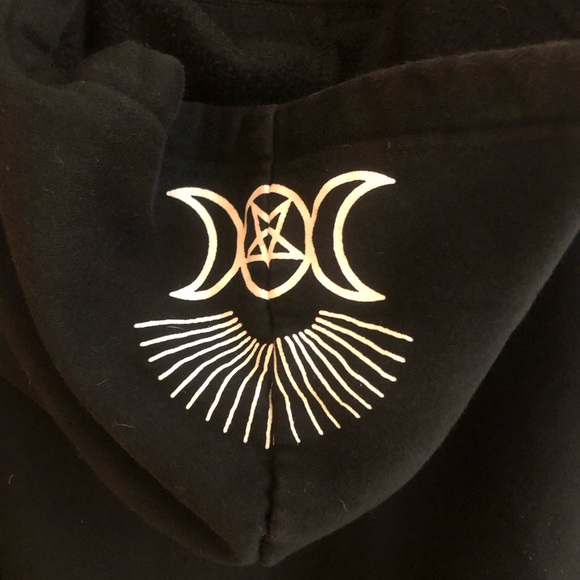 Jawbreaker goth occult hoodie 🖤☠️ super unique XL - Picture 4 of 7